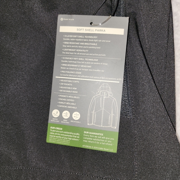 NWT EddieBauer Mens  Engineering,Geologist,Environmental, Soft Shell Parka - Picture 5 of 16